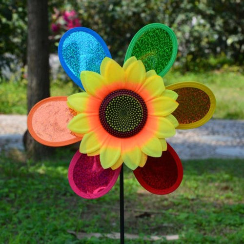 Colorful Sunflower Windmill