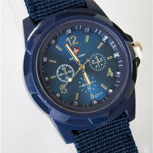 Canvas Military Quartz Watch